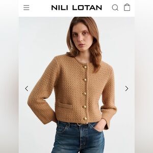 NWT - Nili Lotan Perah Jacket - SMALL - camel